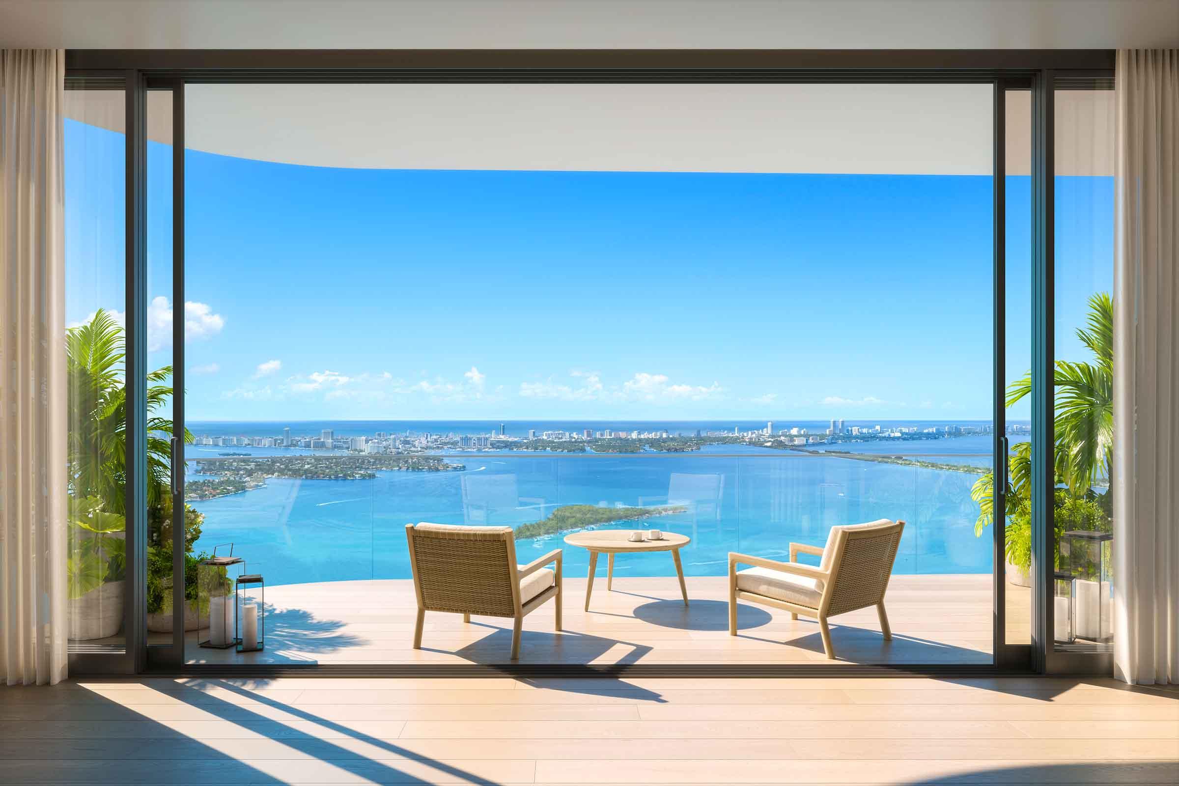 Rendering of EDITION Residences Miami Edgewater Residence Terrace